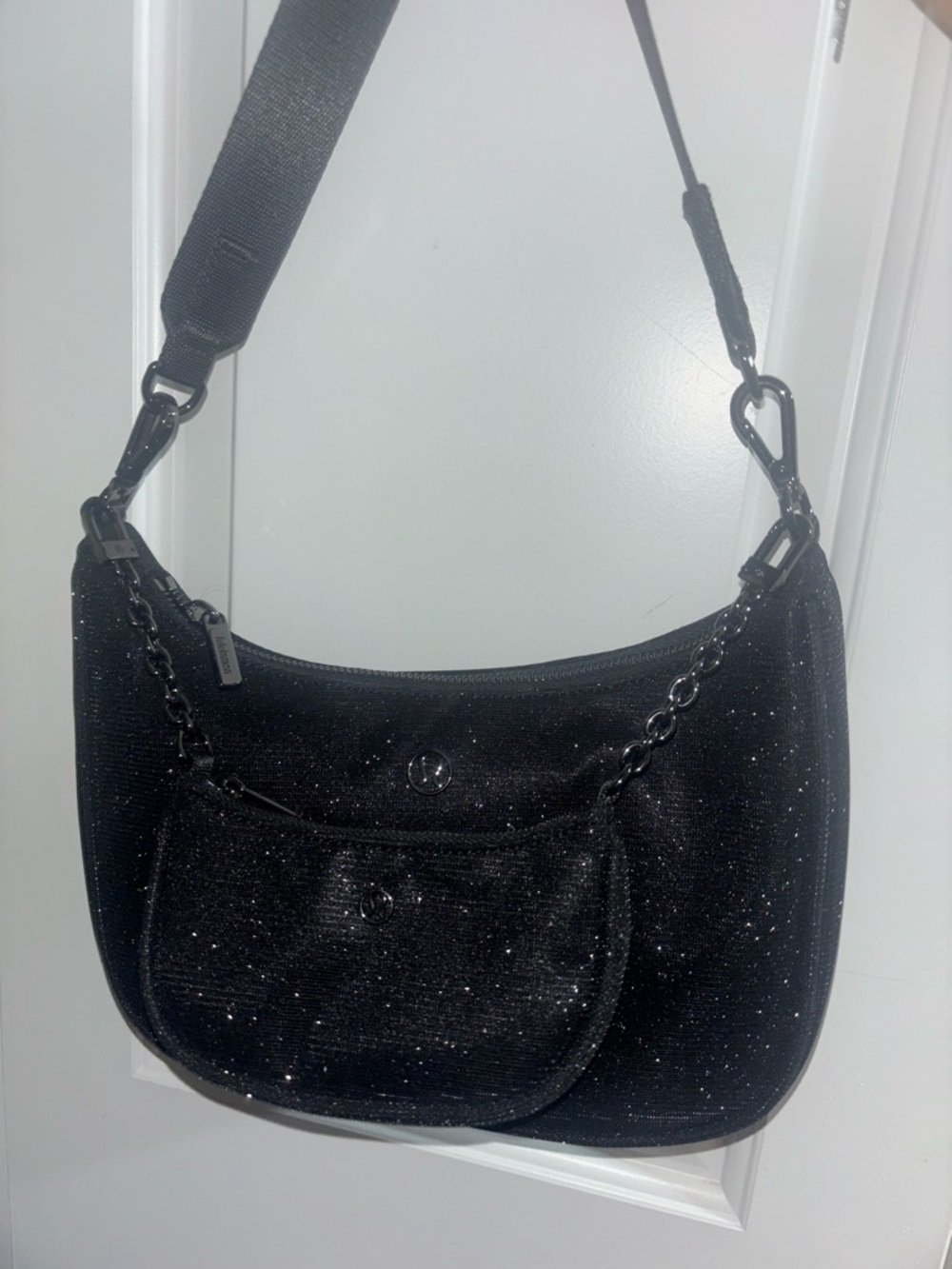 lululemon athletica Black Sparkle Crossbody Bag